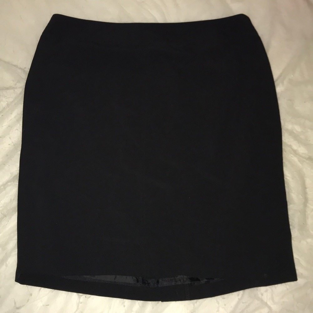 Black pencil skirt